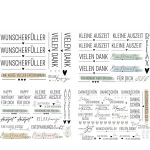 Rub On Lot De 4 Autocollants D'environ A5 19 X 14 Cm Film Lavable Pour D&eacute;coration De No&euml;l, Keraflott, Maison, Meubles, Verre, Bois, Album Photo, D&eacute;coration Diy, Esth&eacute;tique Des Autocollants - Neuf