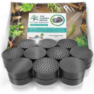 ERYI-Pieds De Pot Invisibles Garden Gecko Pour Pots De Fleurs Et Fleurs D'Extérieur. Réhausseurs De Pot En Caoutchouc Solide Avec Surface Antidérapante Améliorée | Paquet De 20. - Neuf
