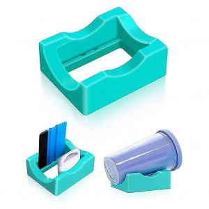 Petit Berceau De Tasse En Silicone Avec Fente Intégrée Pour La Fabrication De Gobelets,2 Supports D'angle Berceau De Gobelet - Neuf