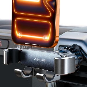 JGD-Support Téléphone Voiture [Bras Télescopique] [Clip de Qualité Militaire] Accroche Telephone Voiture pour Grille D'aération Compatible Avec Samsung Galaxy 25 24 23 Ultra, iPhone 16 Pro Max, Smart - Neuf