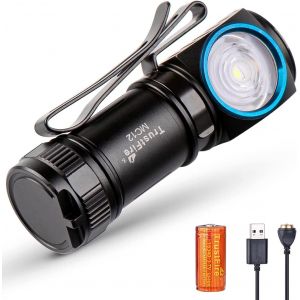 Mc12 Mini Lampe Frontale Led Lampe De Poche Torche 1000 Lumens Lumineux Avec Batterie Et Usb Magnétique Rechargeable - Neuf