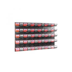 Bo&icirc;tes empilables avec panneaux muraux et bo&icirc;tes &Eacute;tag&egrave;re 60 pi&egrave;ces Bo&icirc;te avec couvercle &Eacute;tag&egrave;re murale 120x80 cm V4 - Neuf