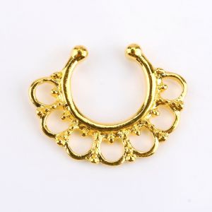 Piercing De Nez En Acier Inoxydable 16 G (Or) - Neuf