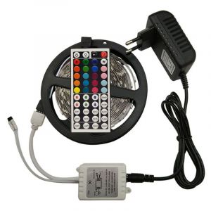 Bande Lumineuse Led 5 M Rvb À Changement De Couleur Pour La Maison, La Cuisine, La Chambre, La Chambre, Le Dortoir, Le Bar - Neuf