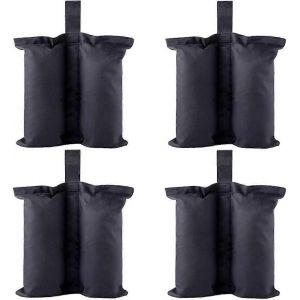 Sac De Poids Robuste À Double Couture De Qualité Supérieure,Poids De Jambe Pour Auvent,Tente,Sac Lesté,Sac De Sable,Sac D'extérieur Noir - Neuf