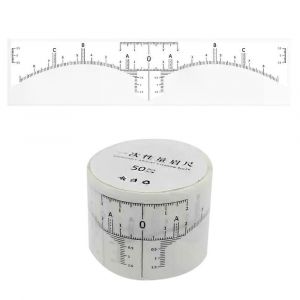 Jetable 50pcs / Lot Microblading R&egrave;gle Guide R&egrave;gle Autocollant Adh&eacute;sif Permanent Sourcil Maquillage Outil Sourcil - Neuf