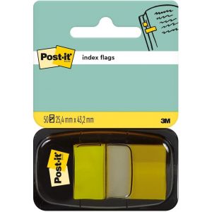 Marque-Pages,Moyen,Jaune,50 Marque-Pages,25.4 mm x 43.2 mm-Pour Marquer,Surligner ou Codifier des Informations - Neuf