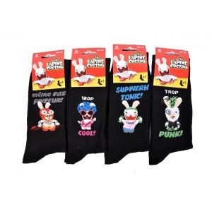 Chaussettes Lapins Crétins Pack De 6 Paires - Neuf