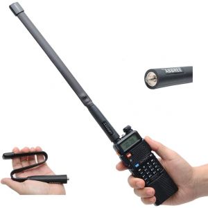 Antenne Tactique Sma, Double Bande, 144/430 Mhz, Pliable, Longueur 72 Cm, Cs Pour Baofeng Uv-5R Bf-F8Hp Pro 5Rm K5Plus Uv-82 Bf-888S Gm21 Uv-21R Quansheng Uv-K5 Ham Radio Bidirectionnelle - Neuf