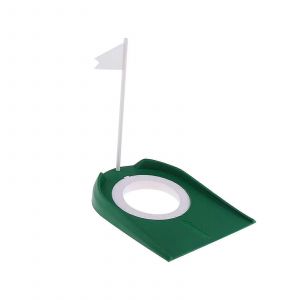 1 Tapis De Pratique De Golf Avec Trou Et Logos Indoor Office Portable Putter - Neuf
