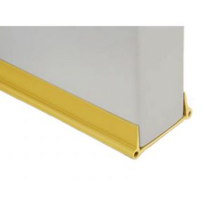 Joint d'&eacute;tanch&eacute;it&eacute; pour porte, coupe-froid sous porte - Jaune - Lot de 2 - Neuf