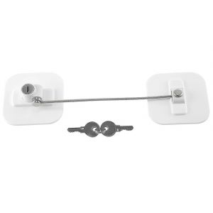 Serrure De Réfrigérateur,Serrures De Réfrigérateur,Serrure De Congélateur Avec Clé Pour La Sécurité Des Enfants,Serrures Pour Verrouiller Le Réfrigérateur Et Cabi - Neuf