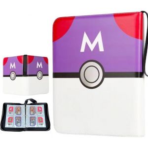 Mdy-Albums Pour Cartes A Collectionner A Fermeture Eclair 10 Pages Classeur Carte Collection Avec 40 Compartiments Pour Collectionner Et Exposer Des Cartes Et Photos Thématiques(B) - Neuf