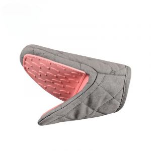 Ensemble de 2 dessous de plat en silicone résistant à la chaleur avec couvercle - Supports de casseroles polyvalents allant au micro-ondes, gants de four, poignées de casserole et tapis de comptoir de cuisine. - Neuf
