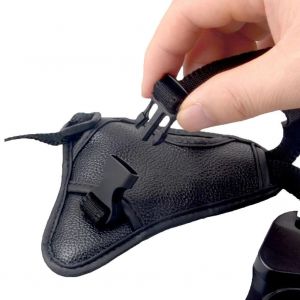 Appareils photo Poignée En Cuir Dragonne Sangle De Caméra Sangle De Main De Caméra Poignée Sécurisée Stabilisateur De Sangle De Poignet Rembourrée Pour Reflex Numériques Et Miroirs - Neuf