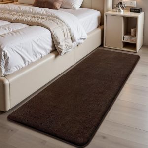 Sjzg-Tapis Moderne &Agrave; Poils Courts Et Lavable Pour Salon, Chambre &Agrave; Coucher, Salon, Couloir, Entr&eacute;e - Caf&eacute; - 60 X 120 Cm - Neuf