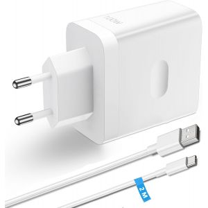 LORANKA-100W Chargeur Rapide avec 10A C&acirc;ble USB C 2M SUPERVOOC Charge pour OnePlus 12 12R 11 Nord CE 4 3 Lite,Chargeur Rapide Charge VOOC avec c&acirc;ble USB Type-C pour realme 12+ 11 Oppo Reno12 11 F 10 - Neuf