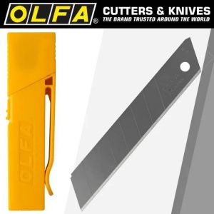 Etui de 30 lames de cutter s&eacute;cables LB-30B de 18 mm de largeur avec clip de ceinture - CARPENTRAS SIGN - OL25167 - Neuf