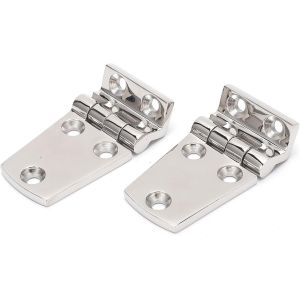 Charni&egrave;re de Porte Marine, 2 Pi&egrave;ces Charni&egrave;res de Bateau Porte de Navire en Acier Inoxydable Polissage Durable Charni&egrave;res de Porte Antirouille pour Bateau Armoire navigation de navigation - Neuf