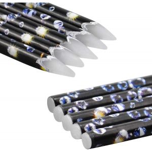Kal-Stylo Diamond Painting 5 Pcs S&eacute;lecteur De Strass Stylo Dotting Stylo S&eacute;lecteur De Strass, Stylo De Forage, Crayon De Cire Manucure Nail Art Diy - Neuf