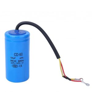 CD60 250V 100uf Condensateur de commutation Composant électronique antidéflagrant pour réfrigérateurs - Neuf