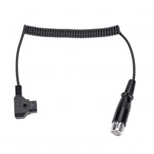 Adaptateur d'alimentation pour batterie a montage en V, cable spirale XLR 4 broches male vers femelle D-Tap - Neuf