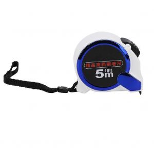 Ruban télescopique à mesurer en acier Coque PC portable Outil de mesure de travail du bois de haute précision5 mètres x 19MM - Neuf