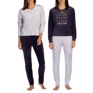 Pyjama Coton Melissa Brown Minui Polaire Pack De 2 - Neuf