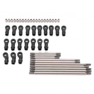 Biellette de traction en métal RC avec jeu de boules d'extrémité pour Traxxas TRX4, empattement de 324mm, voiture RC 1/10 - Neuf