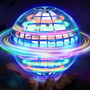 Boule Volante Lumineuse, Magique Balle Volante Flying Orbi Boomerang Ball Spinner, Ballon Volant Lumineux Hoverball, Jouet Cadeau pour 6 7 8 9 10+ Garcon Fille Enfant Ado Int&eacute;rieur Ext&eacute;rieur - Neuf