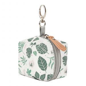 Sens Du Design Trousseau Sucette Cas Avec Fermoir Poussette Accessoires, D'inspiration Trousseau Vert Taille Unique - Neuf