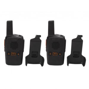 Mini talkie-walkie portable bidirectionnel UHF 400-470 MHz, mains libres, rechargeable, AC 100-240 V, pour camping, randonnee, prise britannique - Neuf