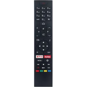 Remplacement de la télécommande RC43157 Convient pour Hitachi Android TV 32HAE2250 43HAE4251 and JVC 4K Ultra HD Android TV LT-55VA3035 LT-43VA3035 LT-50VA3035 and Orava TV Or Edenwood TV Remote - Neuf