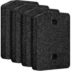 Filtre 4 pièces pour sèche-linge Miele série T1 9164761 pièce de rechange pour sèche-linge Miele T1 fin/grossier 207 x 157 x 30 mm - Neuf