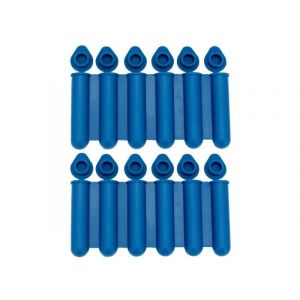 Lot De 2 Moules &Agrave; Gla&ccedil;ons En Silicone Avec Couvercle Pour Bar &Agrave; Domicile - Bleu, 6 Compartiments Chacun - Neuf