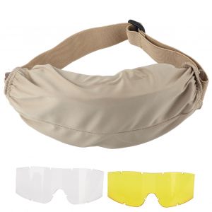 Lunettes De Protection D'exterieur Antideflagrantes Avec Verres Interchangeables Pour La Chasse Et L'escalade (Kaki) - Neuf
