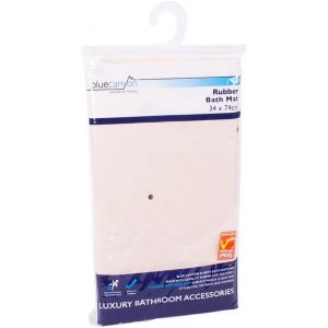 KAL-Tapis De Bain Antidérapant En Caoutchouc Antibactérien, Séchage Rapide, Avec Ventouses Et Trous De Drainage, Accessoire De Salle De Bain Résistant À La Moisissure, Tapis De Bain Durable 34 - Neuf