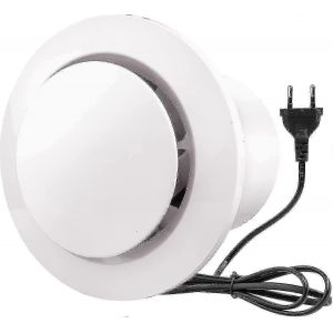Extracteur d'air 100mm 130m / h 20w,avec clapet anti-retour ventilateur d'extraction à haut débit d'air,économe en énergie,pour salle de bain,cuisine,toilettes,serres,tentes (4 inc - Neuf