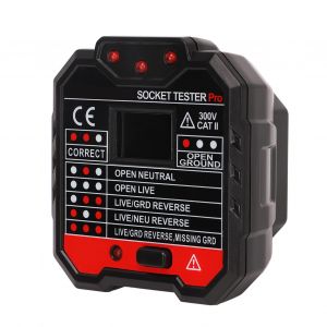 XYONG Testeur de prise de courant, detecteur de prise electrique, alimentation de phase, polarite, tension, pour la maison, 48-250 V, prise britannique HT106E - Neuf