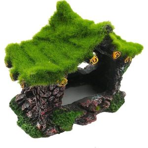 Cachette Creuse En R&eacute;sine Pour Poissons Betta - D&eacute;coration D'aquarium Durable Pour Un Abri S&ucirc;r Et Un Soulagement Du Stress Dans Les Aquariums De Petite Et Moyenne Taille - Neuf