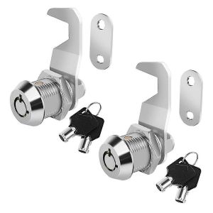 Serrure de bo&icirc;te &agrave; outils avec cl&eacute;,5/8in Armoire Cam Lock &agrave; cl&eacute; identique,Serrure de bo&icirc;te &agrave; outils pour RV Compartiment de rangement Porte Bo&icirc;te &agrave; outils Bo&icirc;te aux lettres-Bon - Neuf