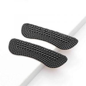 2 Paires De Poign&eacute;es De Talon Pour Talons Hauts,Talons En Silicone Autocollant Pour Chaussures L&acirc;ches Antid&eacute;rapant Emp&ecirc;che Le Frottement Des Ampoules-L-Noir - Neuf