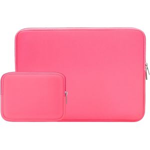SJZG-Rainyear Housse 15,6 Pouces Ordinateur Portable De Protection Sacoche Laptop Sleeve Avec Accessoires Pochette Compatible Pour 15,6 Pouces Notebook Computer Ultrabook Chromebook(Rose Vif) - Neuf