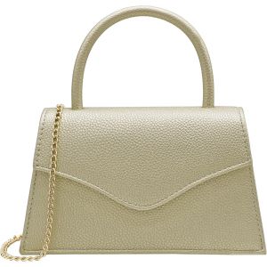 SJZG-Pochette En Cuir Synthétique Verni Pour Femme - Petite Pochette De Soirée Pour Mariage - Avec Chaîne D'Épaule - Neuf