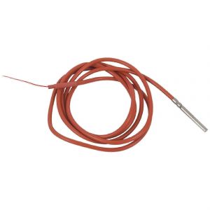 2 fils Pt1000 capteur de température thermistance enduit de gel de silicone 1,5 mètres sonde 45mm x 5mm -50-180 - Neuf