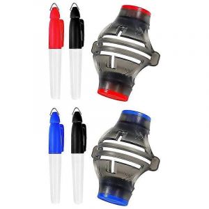 Balle De Golf Ligne De Ligne Marqueur Outil De Dessin Et Stylos De Marquage Ensemble De Modèles Alignement Putting Marquage Liner Outils De Rotation À 360 Degrés Facile À Utiliser - Neuf