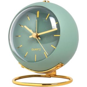 Analogique Réveil avec des Lumières, des Petits Rétro Silencieux Réveil de Chevet, Étudiant Réveil, Lumineux Horloge Pointeur, Adaptés pour les poids Lourds Traverses, Placée sur le Bureau - Neuf