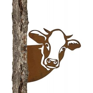BHHBB-DéCoration Vache en MéTal Rouille1 PièCe Jardin De Silhouette Animale,Vache Silhouette AnimaleDéCoration MéTal RouilléStatue RouilléE,pour Jardin Et DéCoration IntéRieure ExtéRieure¿Bovin¿ - Neuf