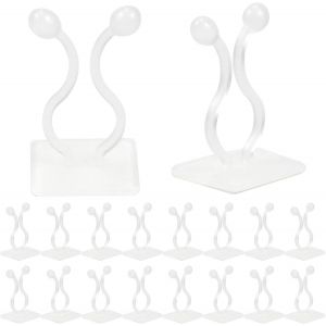 Mevronisshop-Plante Support Clips 50 Pcs Pour Plantes Grimpantes Crochet Fixateur Mural Auto-Adh&eacute;sif Support D&eacute;coration De La Maison, Bureau C&acirc;ble De Fixation - Neuf