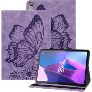 Coque Lenovo Tab P11 Pro 2rd 11.2 Pouce Étui En Cuir Pu Avec Fentes Pour Cartes Étui Tablette Fonction De Support Housse Lenovo Tab P11 Pro 2rd 2022 11.2"" Tb-132fu/Tb-138fc - Violet.[F4158] - Neuf